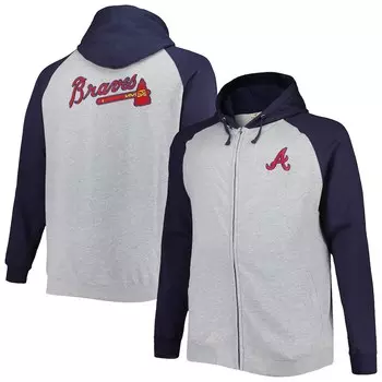 Толстовка Profile Atlanta Braves, серый