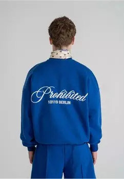 Толстовка PROHIBITED, синий
