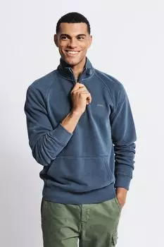 Толстовка Provost с застежкой-молнией на шее Aubin, синий