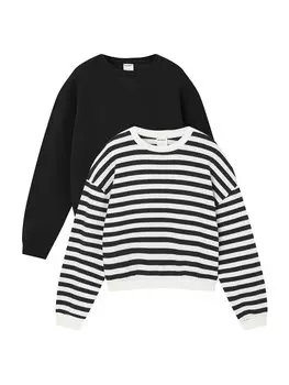 Толстовка Pull&Bear, черный