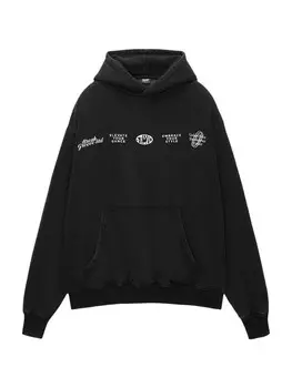 Толстовка Pull&Bear, черный