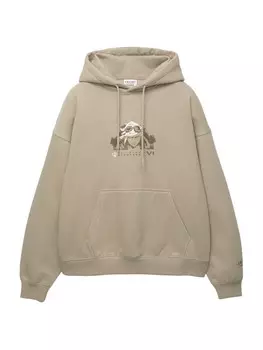 Толстовка Pull&Bear, цвет Sand/Light beige