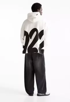 Толстовка PULL&BEAR, цвет white