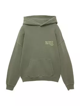 Толстовка Pull&Bear, хаки