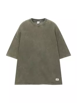 Толстовка Pull&Bear, оливковый