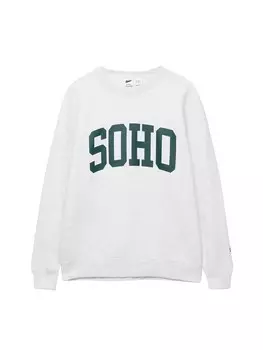 Толстовка Pull&Bear, светло-серый