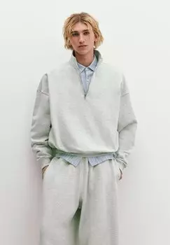 Толстовка PULL&BEAR, светло-серый