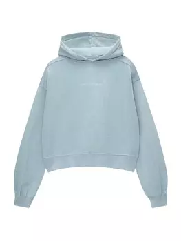Толстовка Pull&Bear, светло-синий