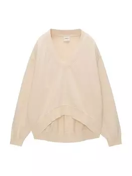 Толстовка Pull&Bear, светло-желтого