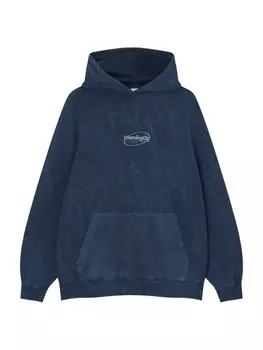 Толстовка Pull&Bear, темно-синий
