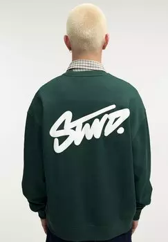 Толстовка PULL&BEAR, темно-зеленый