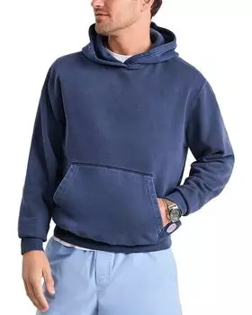 Толстовка-пуловер из французского трикотажа Vineyard Vines, синий