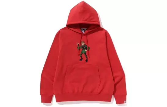 Толстовка-пуловер свободного кроя с принтом BAPE Ape A Bathing Ape, серый