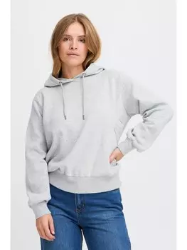 Толстовка PULZ Jeans Kapuzenpullover, серый