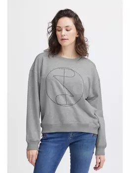 Толстовка PULZ Jeans, серый