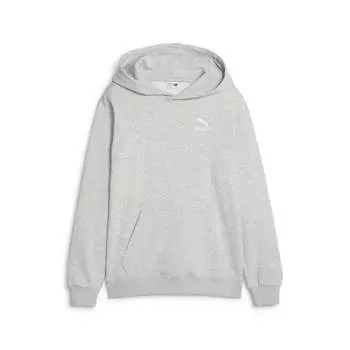 Толстовка PUMA Big Kids' Better Classics с капюшоном, цвет light gray heather
