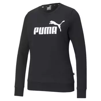 Толстовка Puma Essential Logo Crew, черный