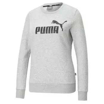 Толстовка Puma Essential Logo Crew, серый
