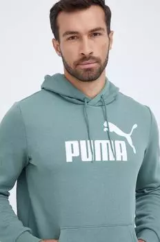 Толстовка Пума Puma, зеленый