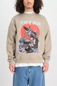 Толстовка японского воина Alpha Industries, бежевый