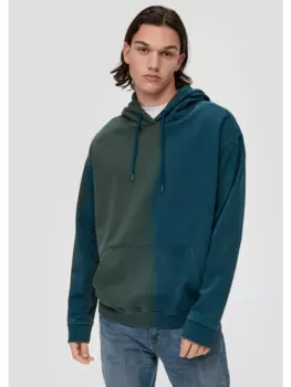 Толстовка QS, цвет olive/petrol