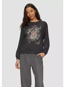 Толстовка QS Sweatshirt langarm, черный