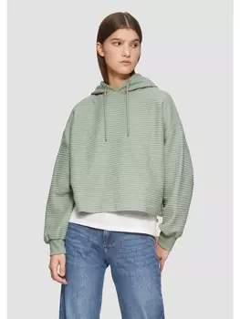 Толстовка QS Sweatshirt langarm, зеленый