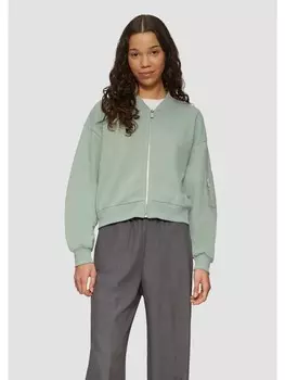 Толстовка QS Sweatshirt langarm, зеленый