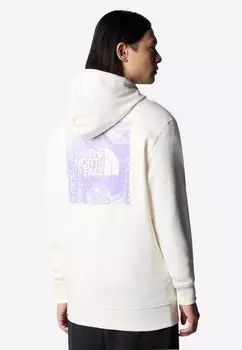 Толстовка QTM The North Face, гардения бело-фиолетовая