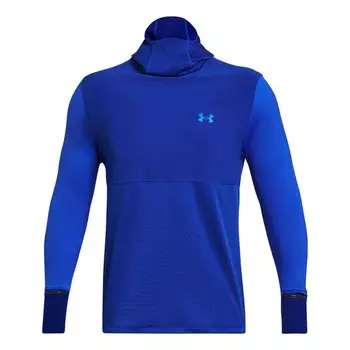 Толстовка qualifier cold hoodie 'royal blue' Under Armour, синий