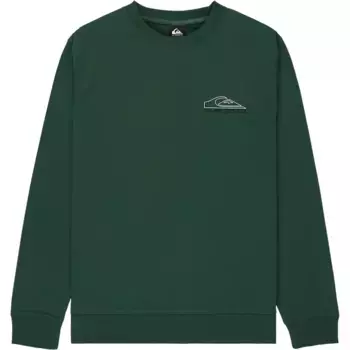 Толстовка Quiksilver Basic Graphic, зеленый