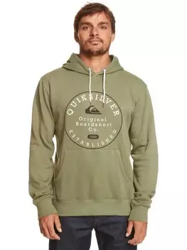 Толстовка Quiksilver CIRCLE TRIM HOOD, зеленый