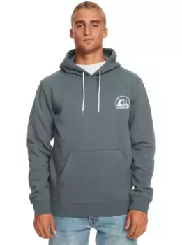 Толстовка Quiksilver с капюшоном "Чистый круг", цвет Dark Slate