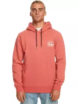 Толстовка Quiksilver с капюшоном "Чистый круг", красный