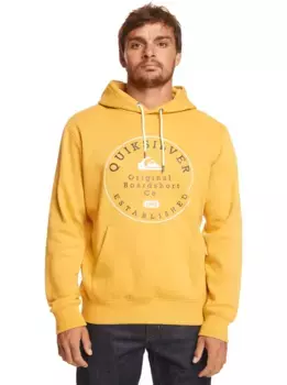 Толстовка Quiksilver с капюшоном "Circle Trim", цвет Mustard