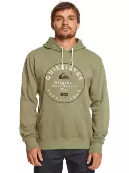 Толстовка Quiksilver с капюшоном "Circle Trim", цвет Four Leaf Clover