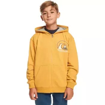 Толстовка Quiksilver с капюшоном «Circle Way», цвет Mustard