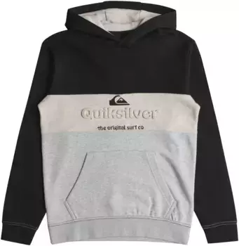 Толстовка Quiksilver с капюшоном "EMBOSS BLOCK HOODIE YOUTH", черный