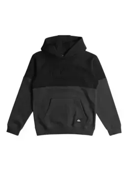 Толстовка Quiksilver с капюшоном "Emboss Hood", черный