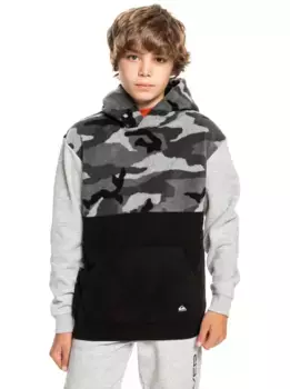 Толстовка Quiksilver с капюшоном "Основы", черный