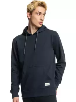 Толстовка Quiksilver с капюшоном "Основы", синий