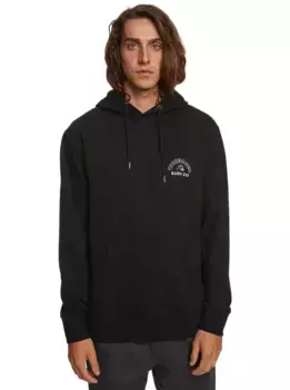 Толстовка Quiksilver с капюшоном "Timeless Spin", черный