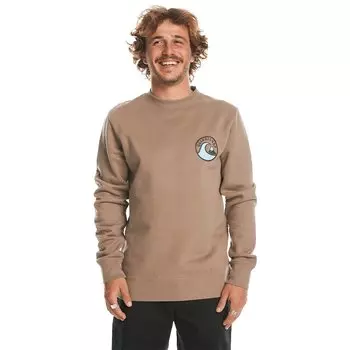 Толстовка Quiksilver Screen, коричневый