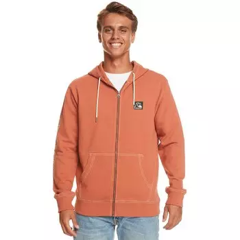 Толстовка Quiksilver The Original Fz Hood Full Zip, оранжевый