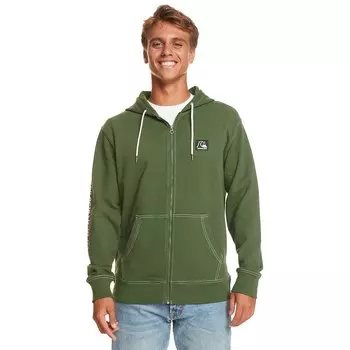 Толстовка Quiksilver The Original Fz Hood Full Zip, зеленый