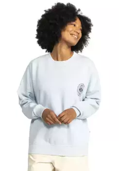 Толстовка Quiksilver "UNI OVERSIZED CREW", цвет Skyway