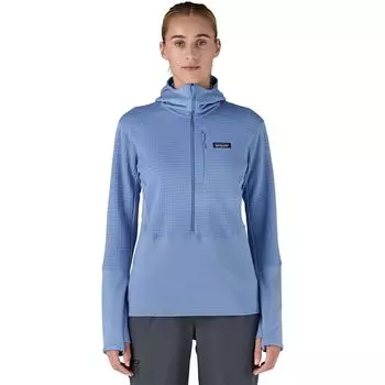 Толстовка R1 с капюшоном Patagonia, синий