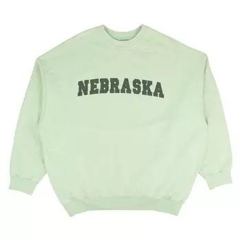 Толстовка Raf Simons Nebraska Crewneck Sweatshirt Green, зеленый