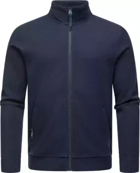 Толстовка Ragwear "Carlow", повседневная мужская куртка с капюшоном и воротником стойкой, цвет морской волны