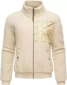 Толстовка Ragwear "Имолла", пушистая переходная куртка из флиса тедди, бежевый